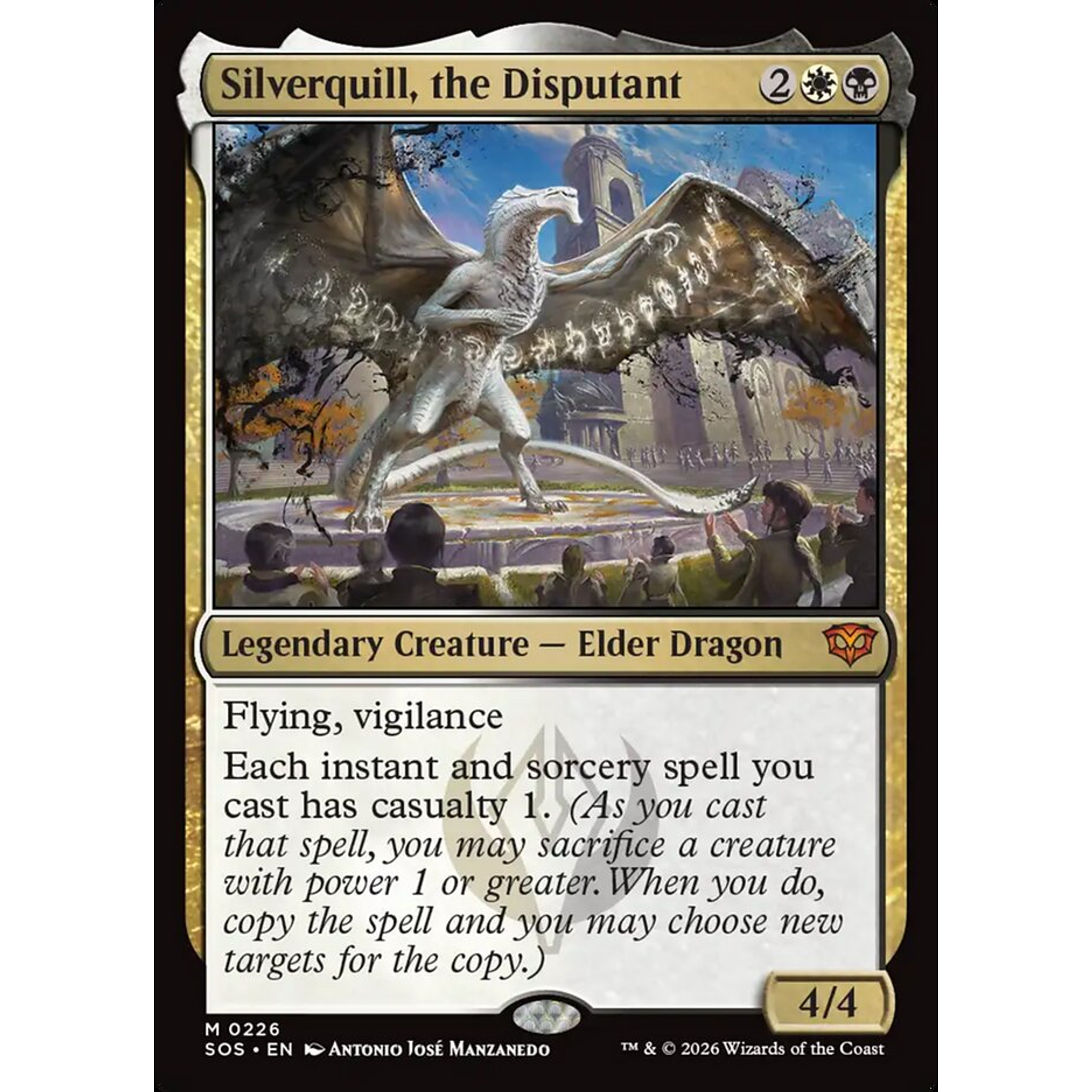 Silverquill, the Disputant (SOS 226) — Moore Collectables UK