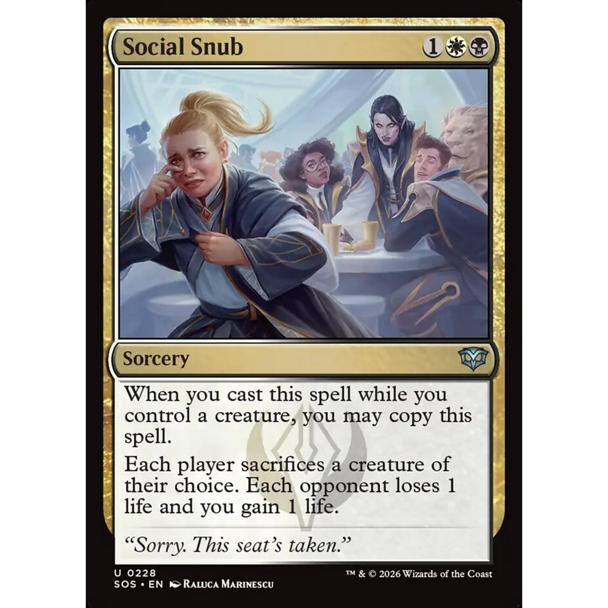 Social Snub (SOS 228) — Moore Collectables UK