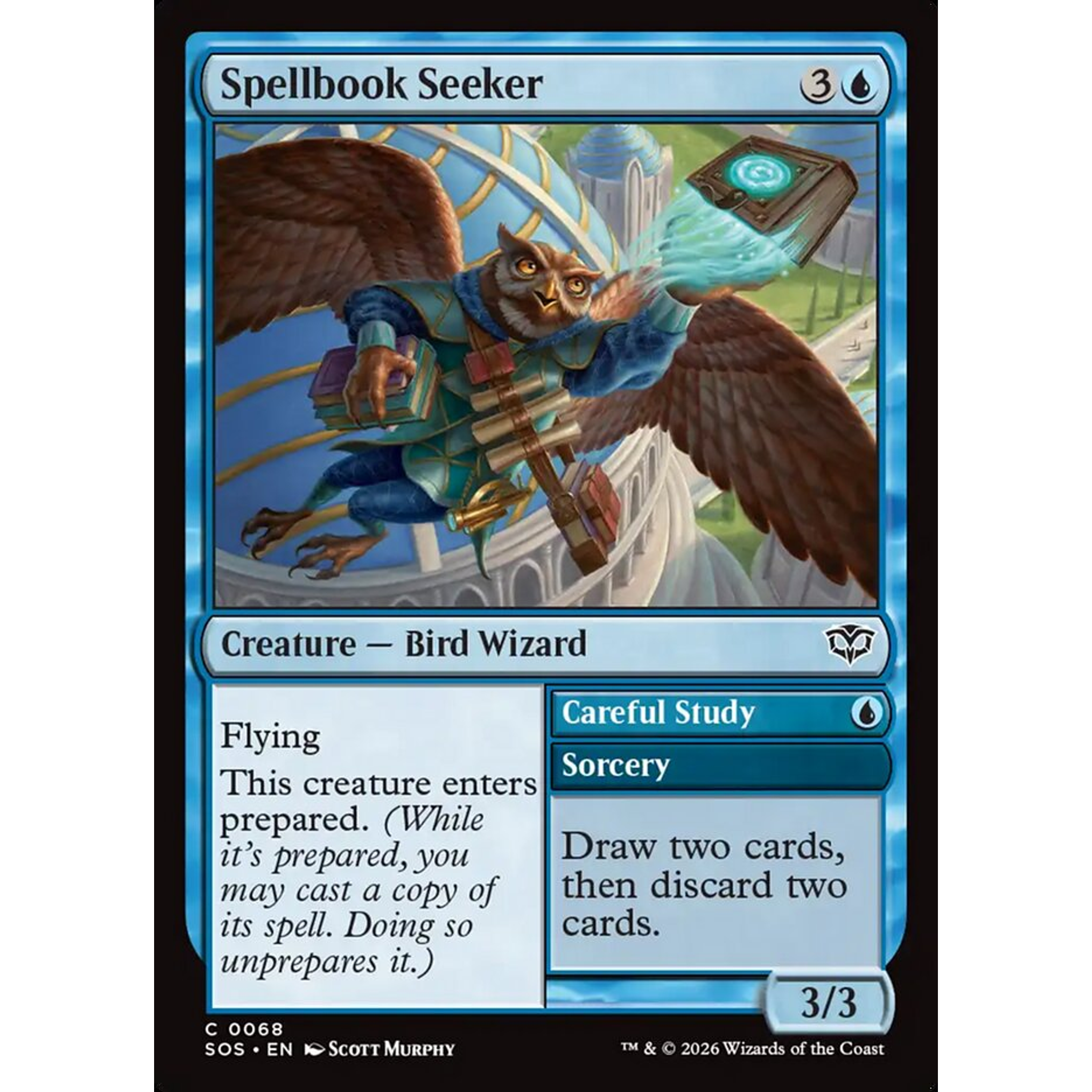 Spellbook Seeker // Careful Study (SOS 68) — Moore Collectables UK