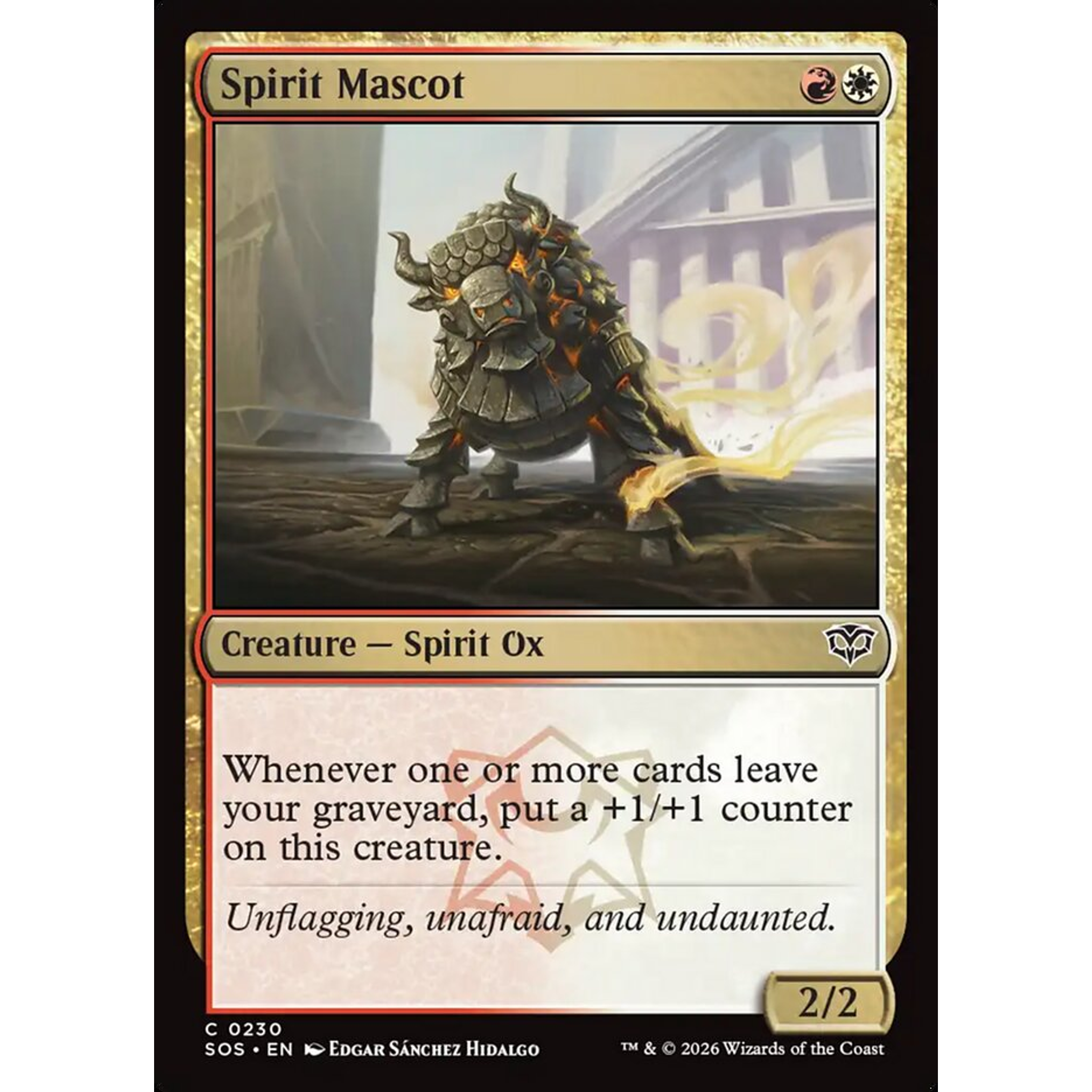 Spirit Mascot (SOS 230) — Moore Collectables UK