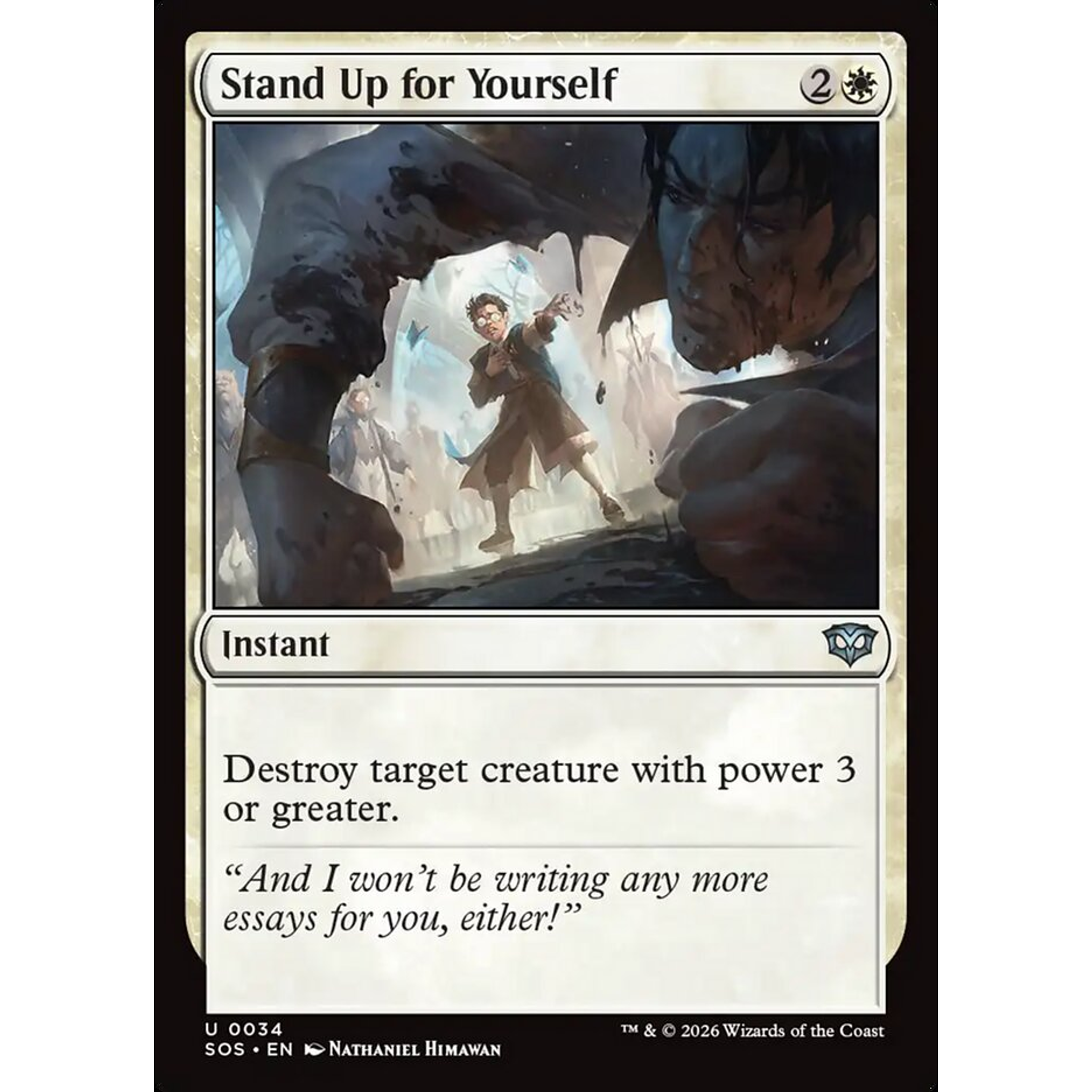Stand Up for Yourself (SOS 34) — Moore Collectables UK