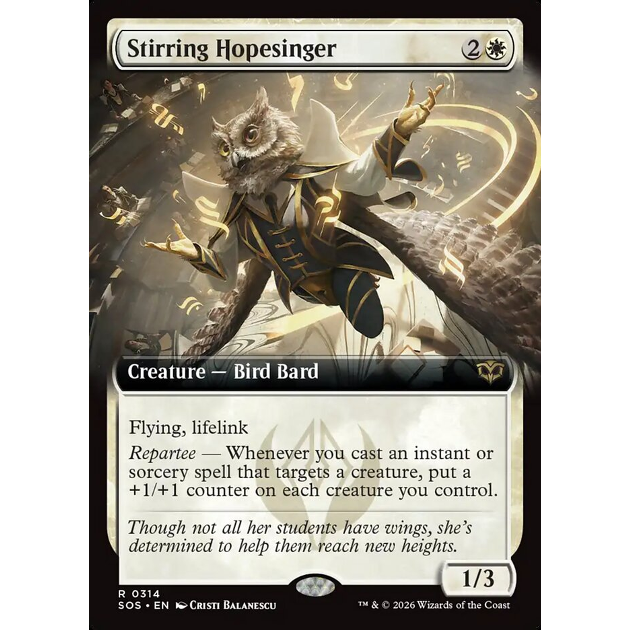 Stirring Hopesinger (SOS 314) — Moore Collectables UK
