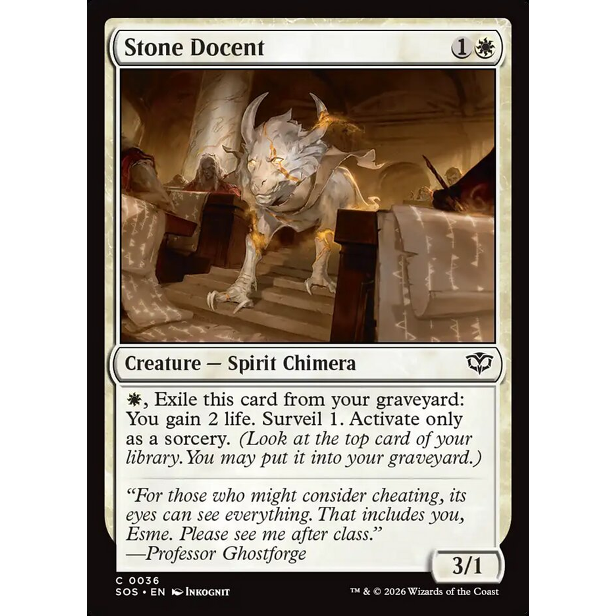 Stone Docent (SOS 36) — Moore Collectables UK