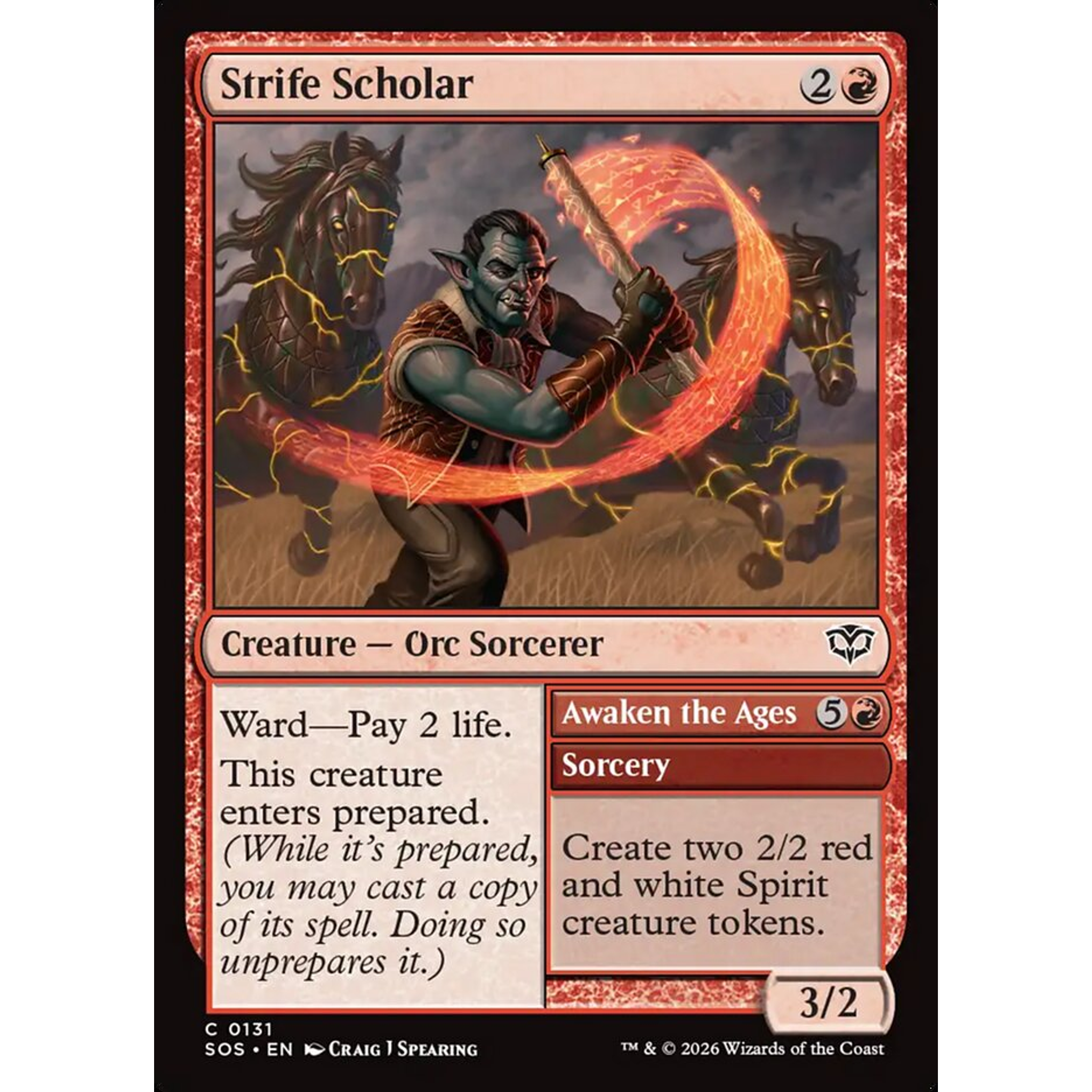 Strife Scholar // Awaken the Ages (SOS 131) — Moore Collectables UK