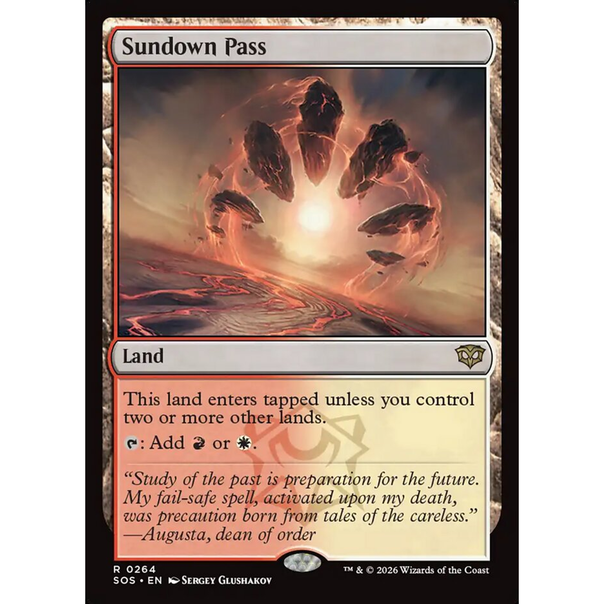 Sundown Pass (SOS 264) — Moore Collectables UK