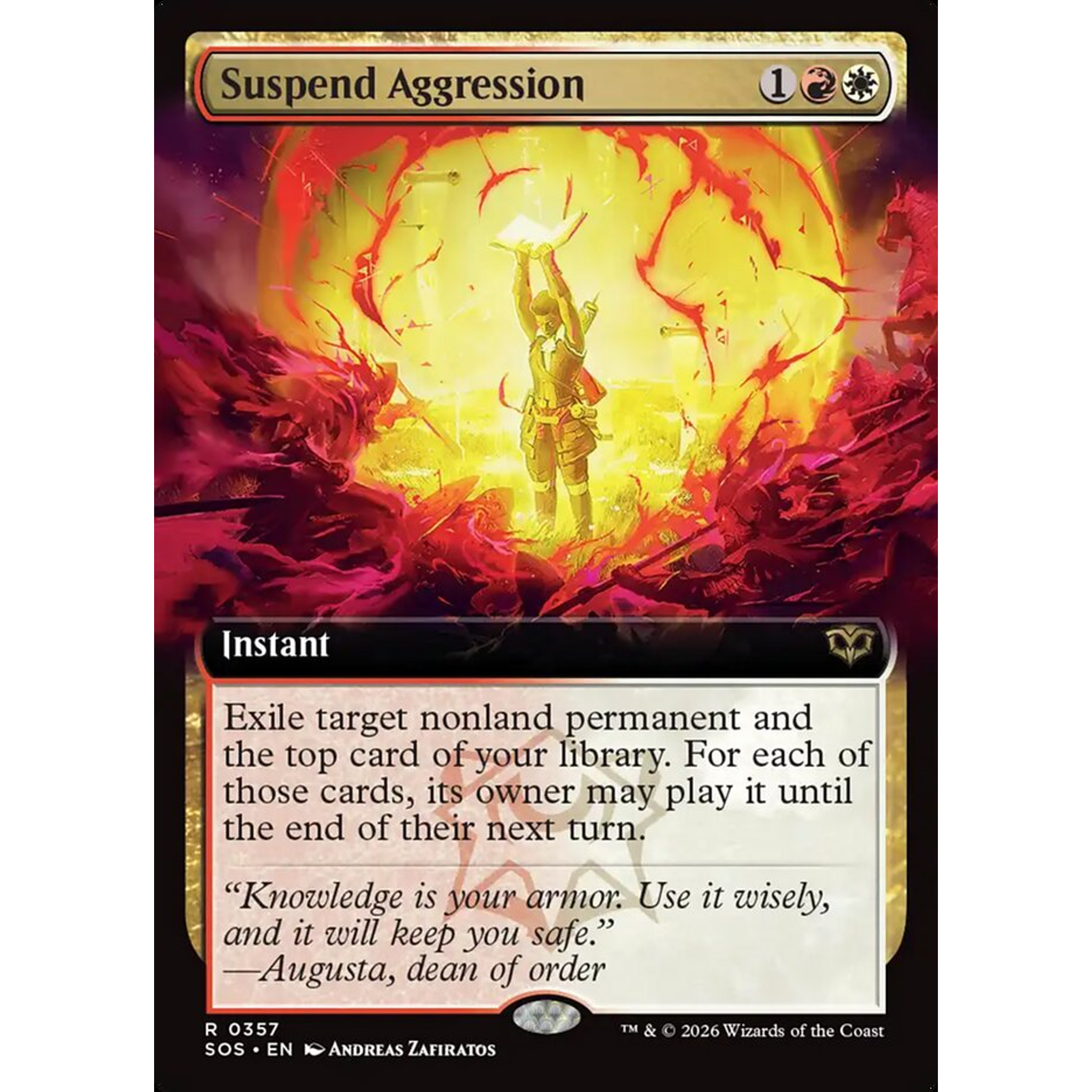 Suspend Aggression (SOS 357) — Moore Collectables UK