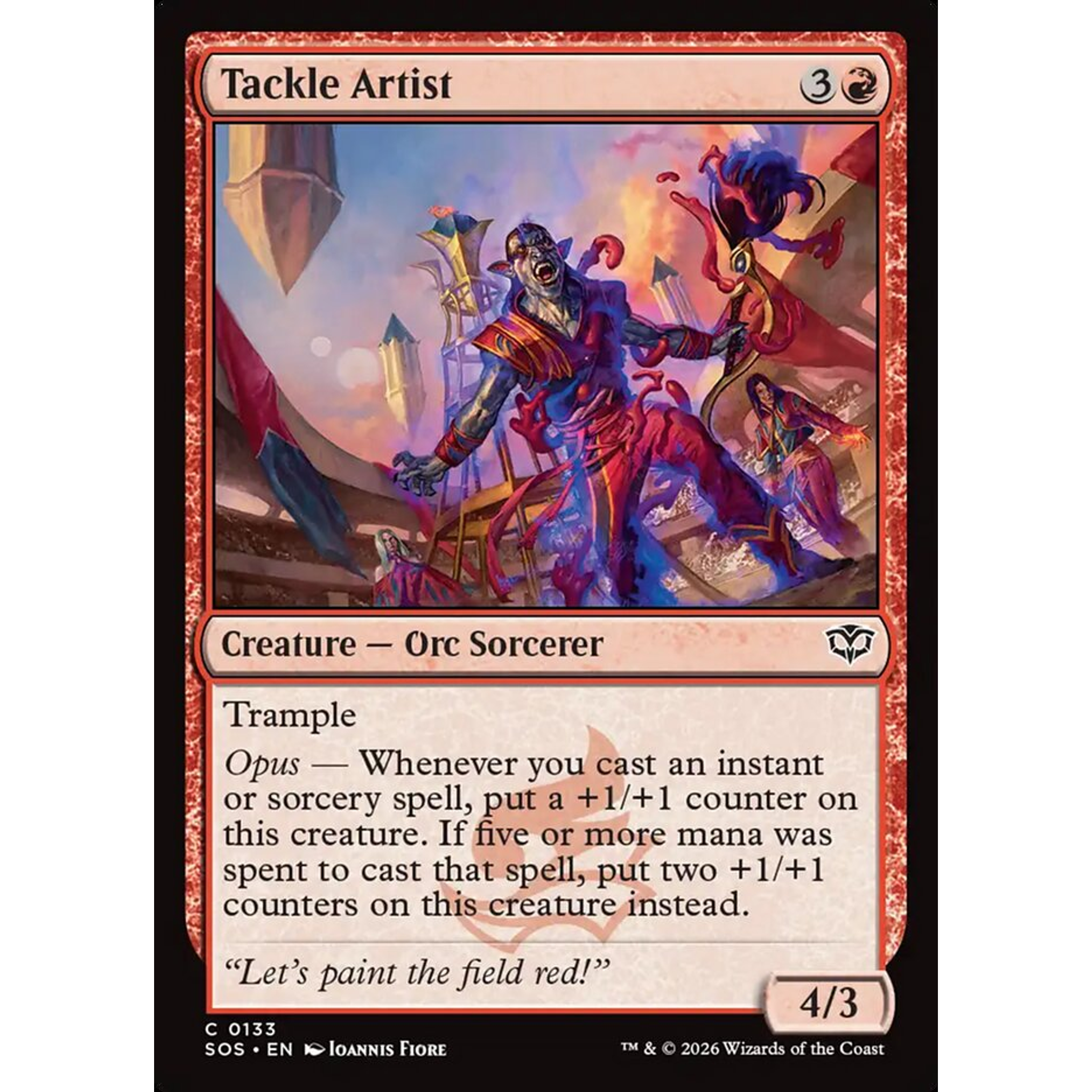 Tackle Artist (SOS 133) — Moore Collectables UK