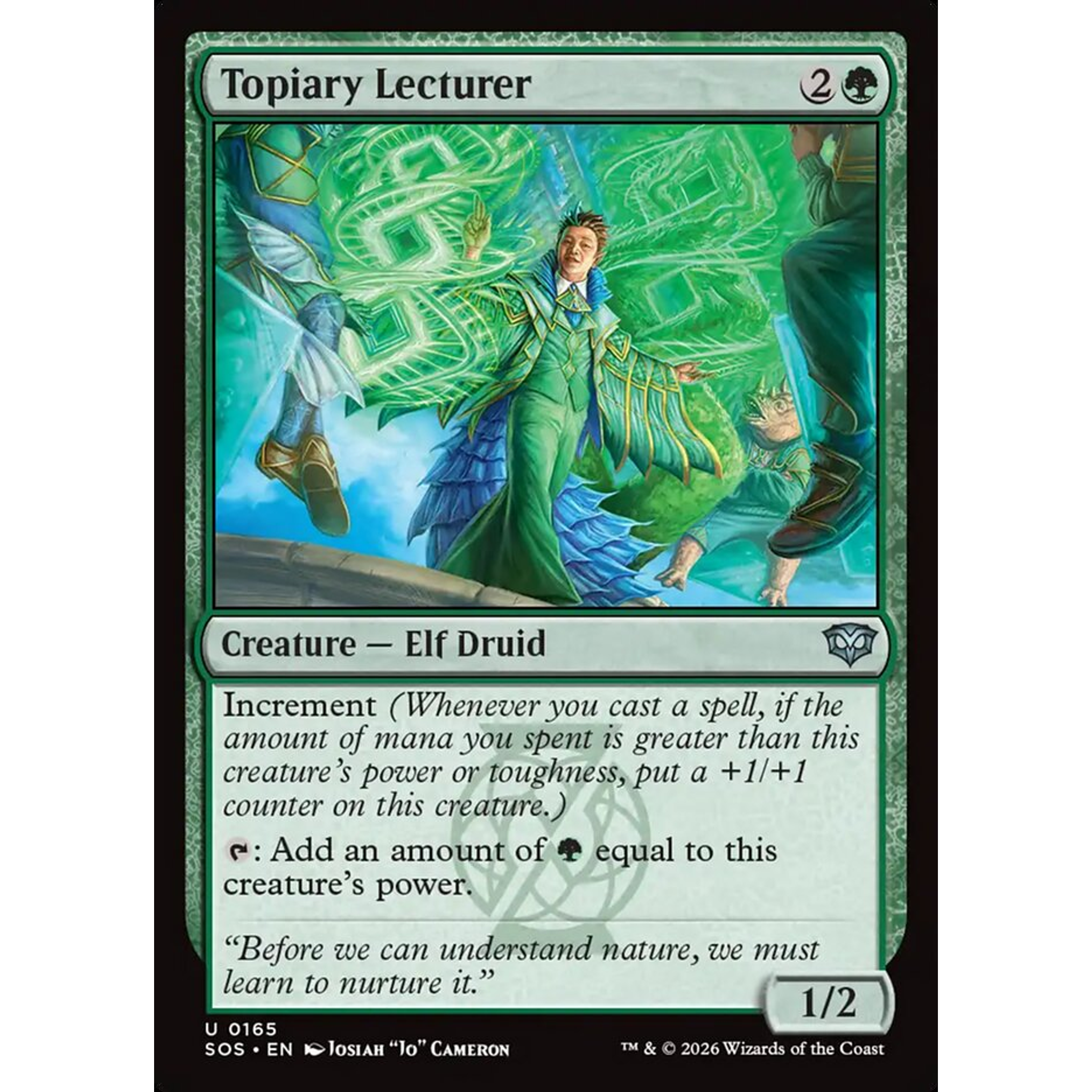 Topiary Lecturer (SOS 165) — Moore Collectables UK