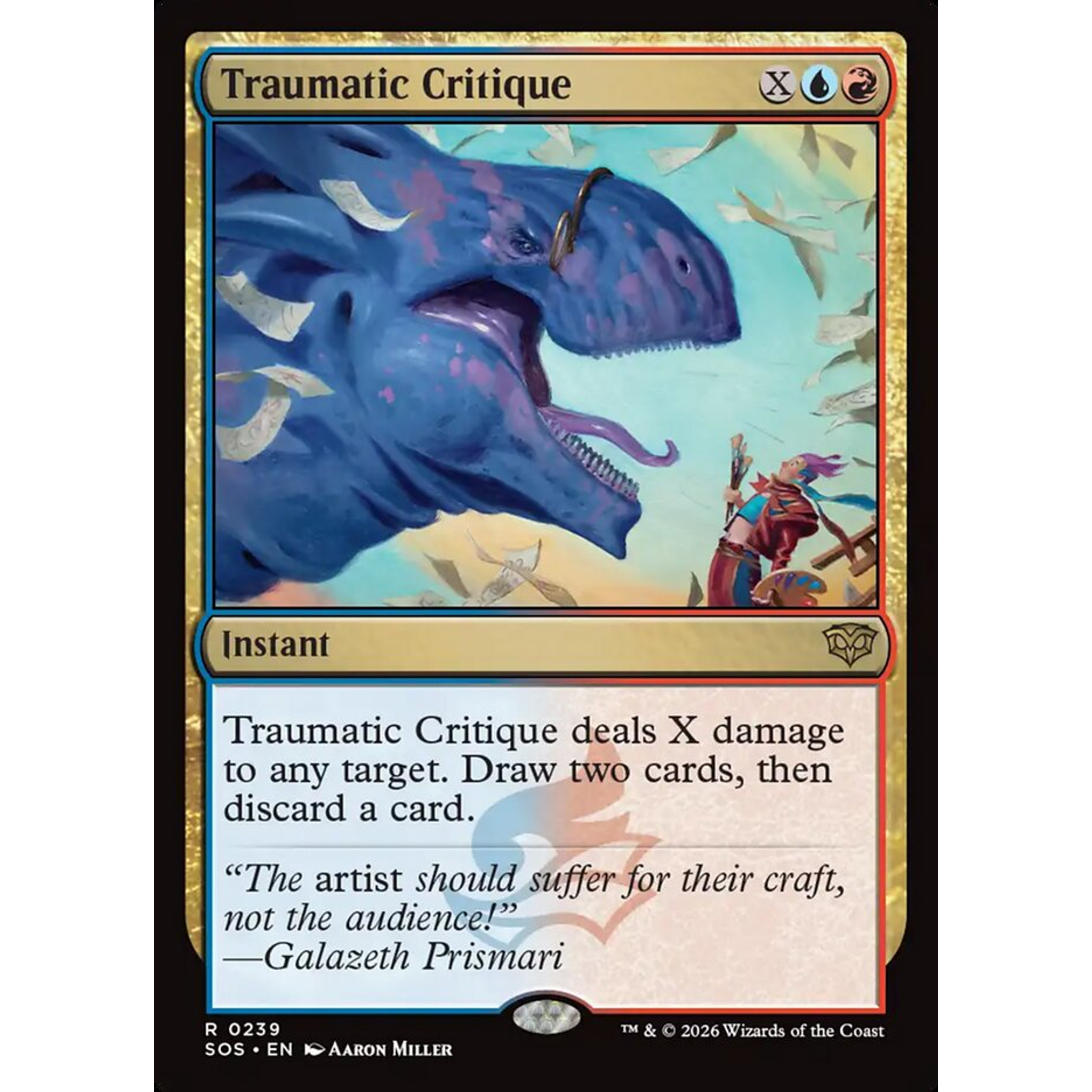 Traumatic Critique (SOS 239) — Moore Collectables UK