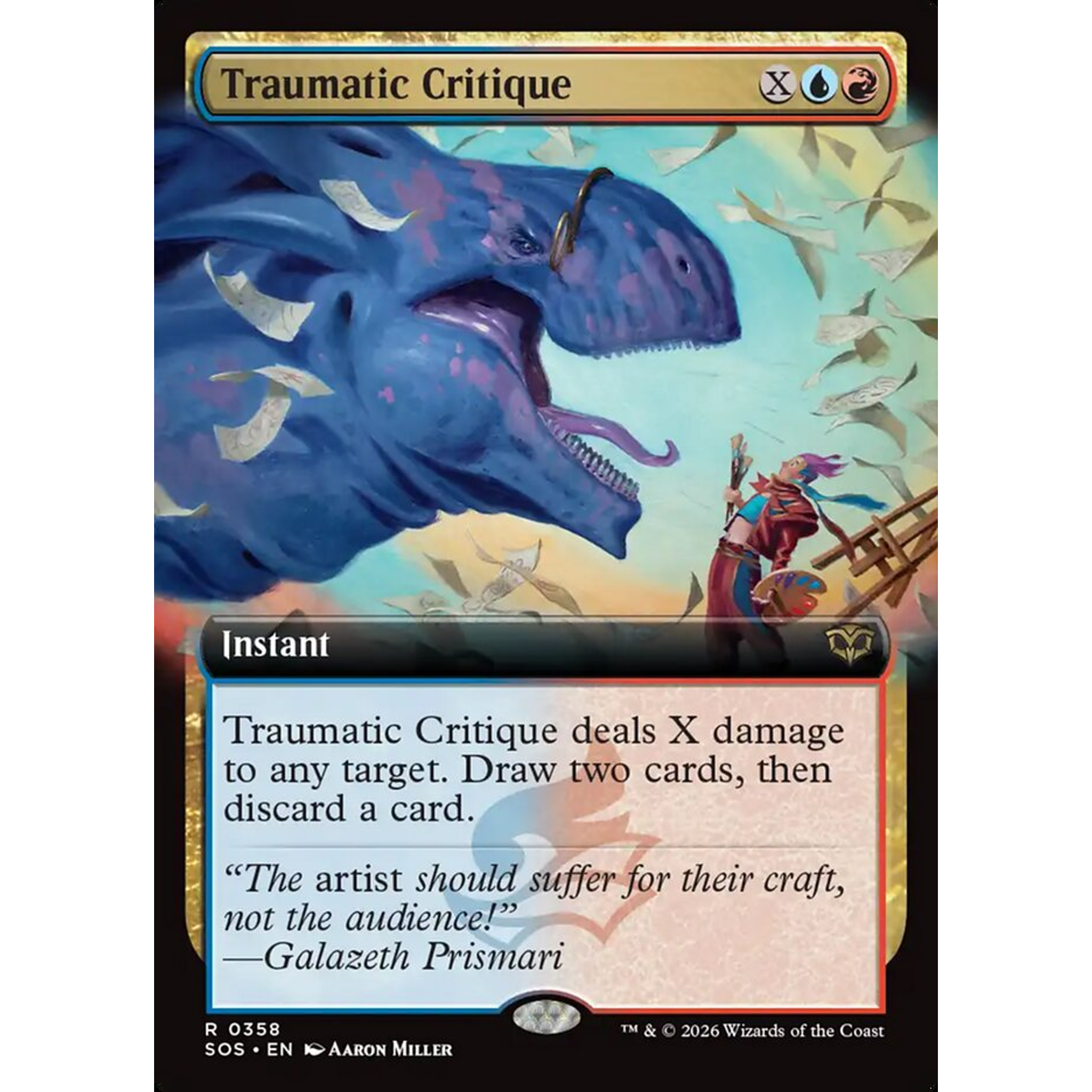 Traumatic Critique (SOS 358) — Moore Collectables UK