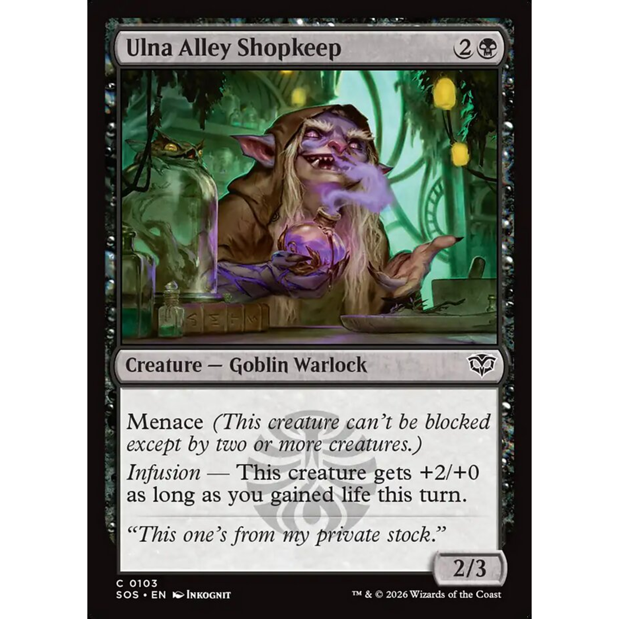Ulna Alley Shopkeep (SOS 103) — Moore Collectables UK