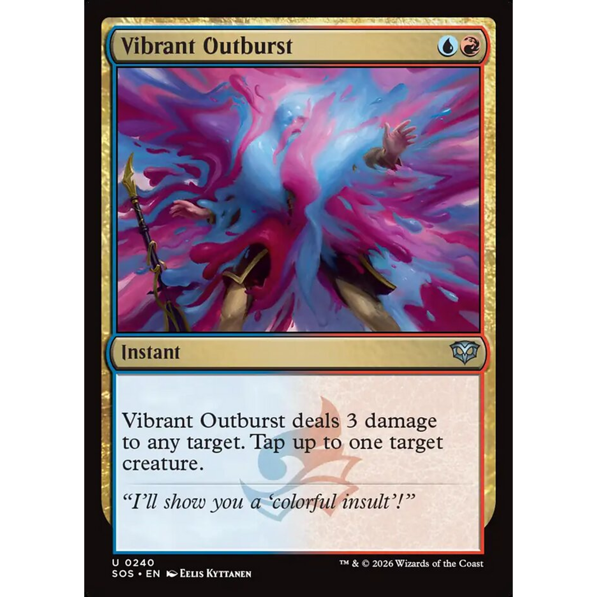 Vibrant Outburst (SOS 240) — Moore Collectables UK