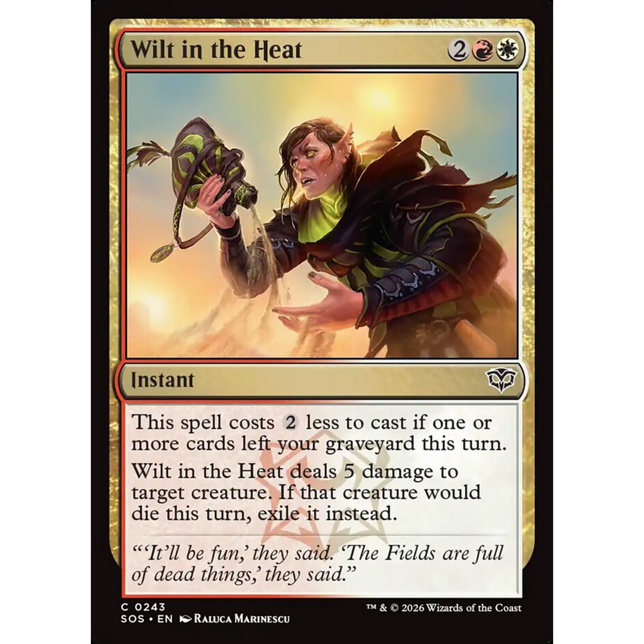 Wilt in the Heat (SOS 243) — Moore Collectables UK