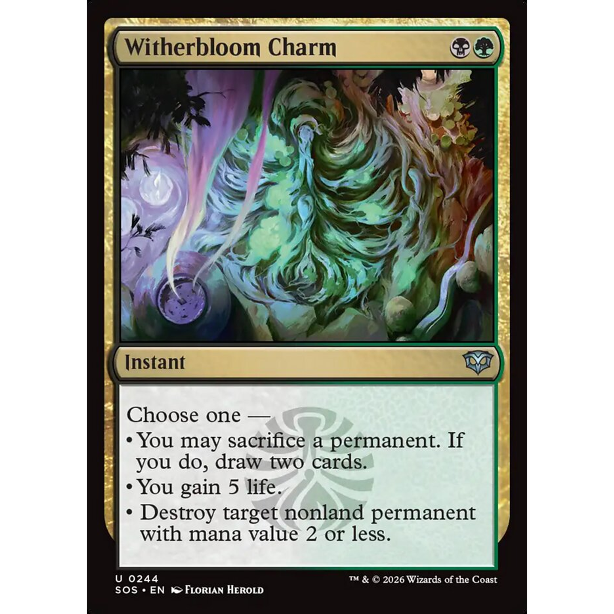 Witherbloom Charm (SOS 244) — Moore Collectables UK