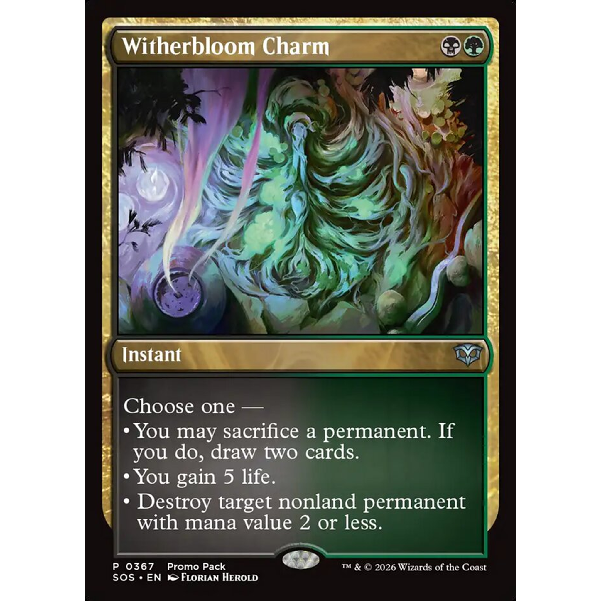 Witherbloom Charm (SOS 367) — Moore Collectables UK